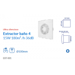 EXTRACTOR 180M/H 36DB