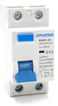 DIFERENCIAL ATMOSS 2P 40A 30mA 6KA TIPOAC